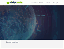 Tablet Screenshot of codigoverde.com